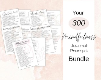 Reflection Journal Prompts | Mindful Writing Bundle | Self-Discovery & Emotional Growth PDF