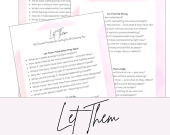 60-Day Journal Prompts – Self-Discovery & Mindfulness (Digital Download)