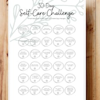 30 Day Self Love Challenge Printable - Etsy Canada