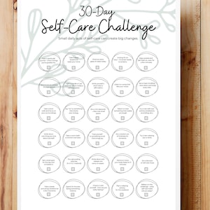 30-Day Self-Care Challenge - A 30-day journey to calm, clarity, and confidence. (PDF Download)
