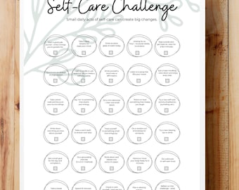 30-Day Self-Care Challenge - A 30-day journey to calm, clarity, and confidence. (PDF Download)