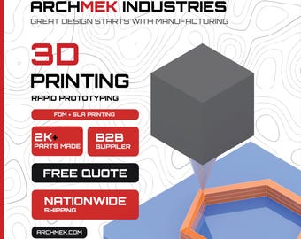 Service d'impression 3D FDM | Ingénierie à rebours, modélisation personnalisée, fabrication de produits