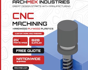 Service de routage CNC personnalisé | Bois, acrylique, MDF, fabrication de mousse