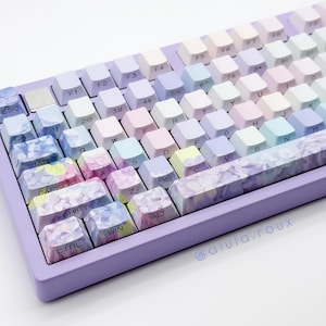 Custom Leobog Hi75 Wired Keyboard: MMD Princess V2 Switches, Endless Summer Keycaps