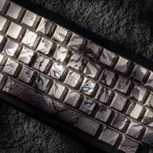 White Tiger Keycap Set: Cherry Profile - 134 Keys