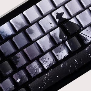 Samurai Swordsman Keycap Set: Cherry Profile - 134 Keys