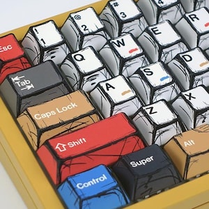 Manga Panel Keycap Set: Cherry Profile - 143 Keys