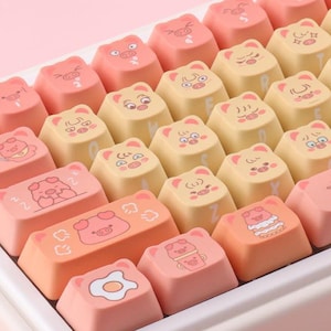 Dessert Piggie Keycap Set: MAO Profile - 138 Keys