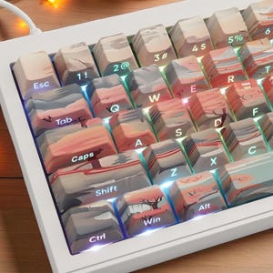 Tropical Sky Keycap Set: Cherry Profile {135 Keys}