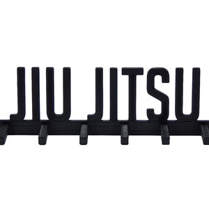 Jiu Jitsu Martial Arts Medal Display Rack Award Hanger Holder for Wall - Holds Medals, Lanyards, Ribbons - 8&quot; x 2 5/16&quot; x 3/16&quot;
