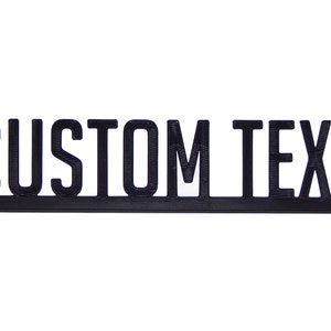 Personalized Custom Order Door Topper Sign -Place Above Door Frame Or On Wall -8&quot; Wide x 1/8&quot; Thick - Your Text Here Customized Decor