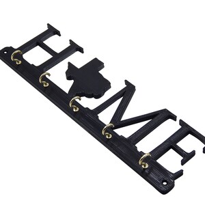 State Key Rack Texas Lone Star Home State Shape Key Holder Hanger Rack Housewarming ...