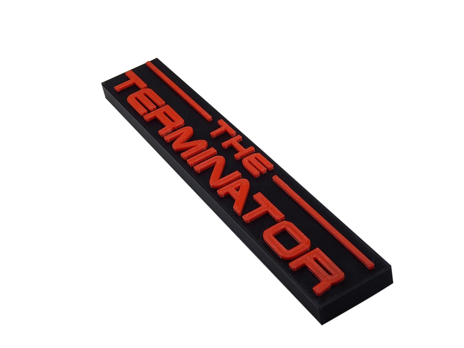 The Terminator 3D Movie Logo Sign Display - Wall Desk Shelf Art 8
