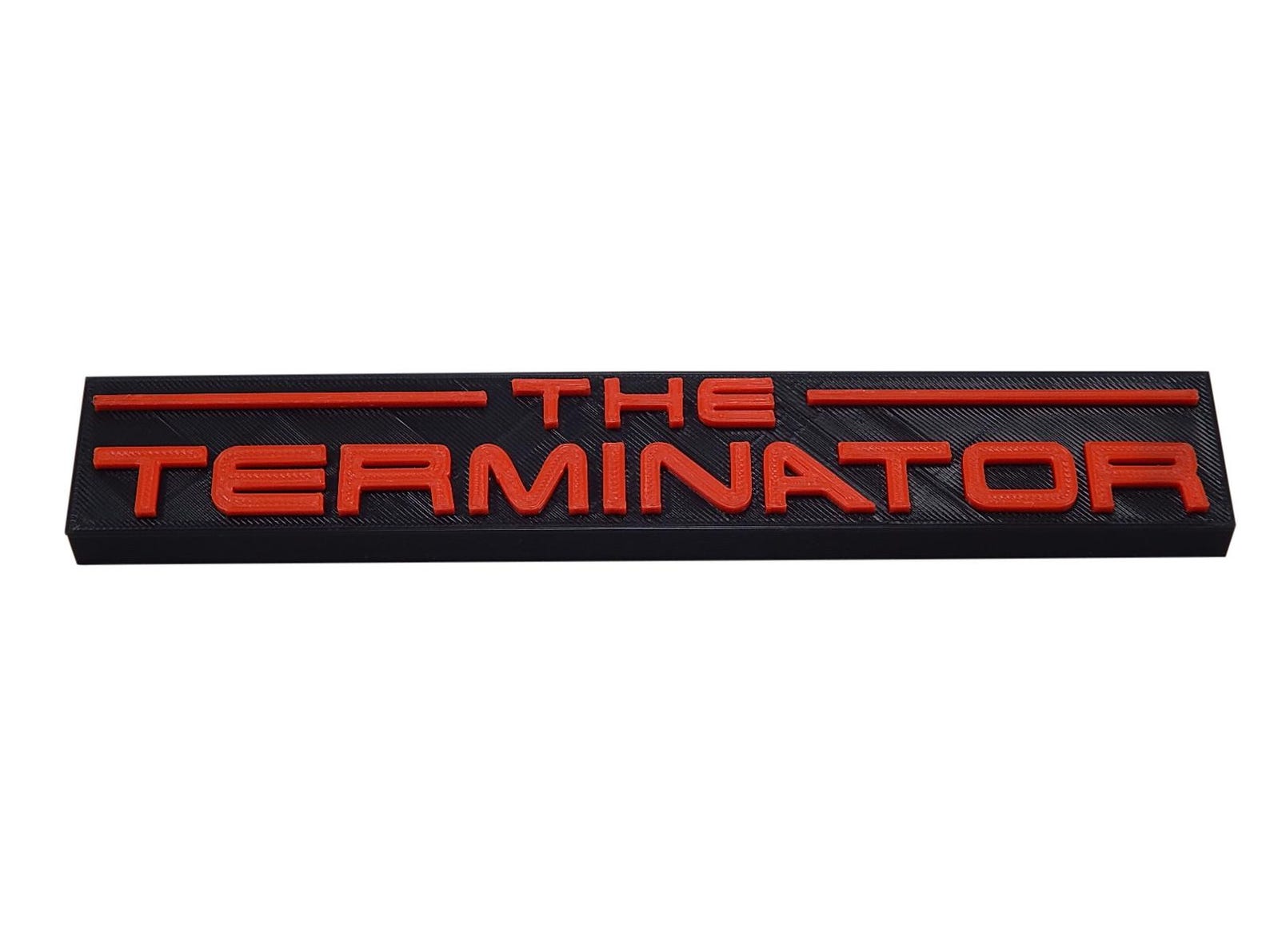 The Terminator 3D Movie Logo Sign Display - Wall Desk Shelf Art 8