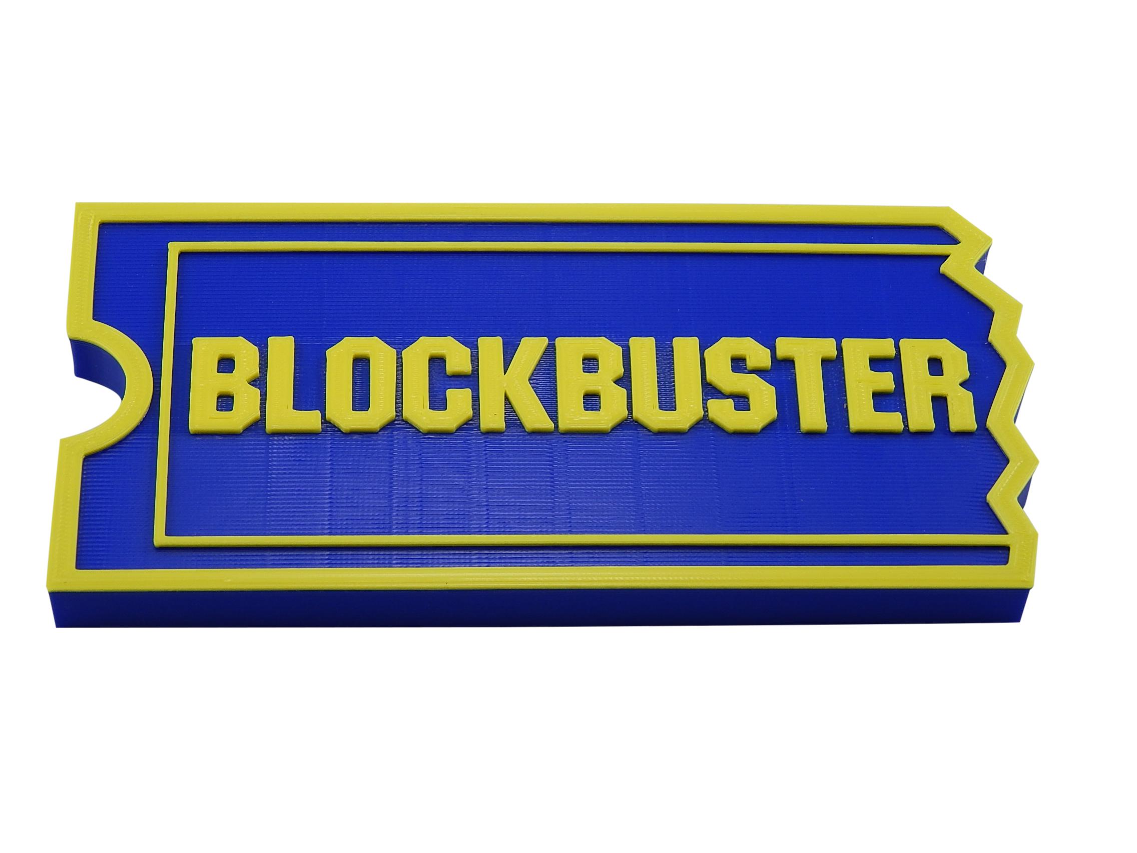Blockbuster Retro Shelf Art Movie Bookcase Display for Film Collection ...