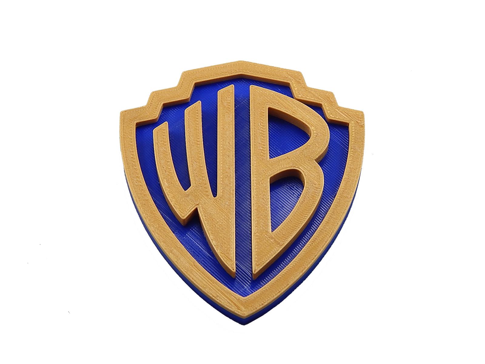 Warner Brothers WB Bros Movie Studio Logo Wall Sign Plaque Decor 4