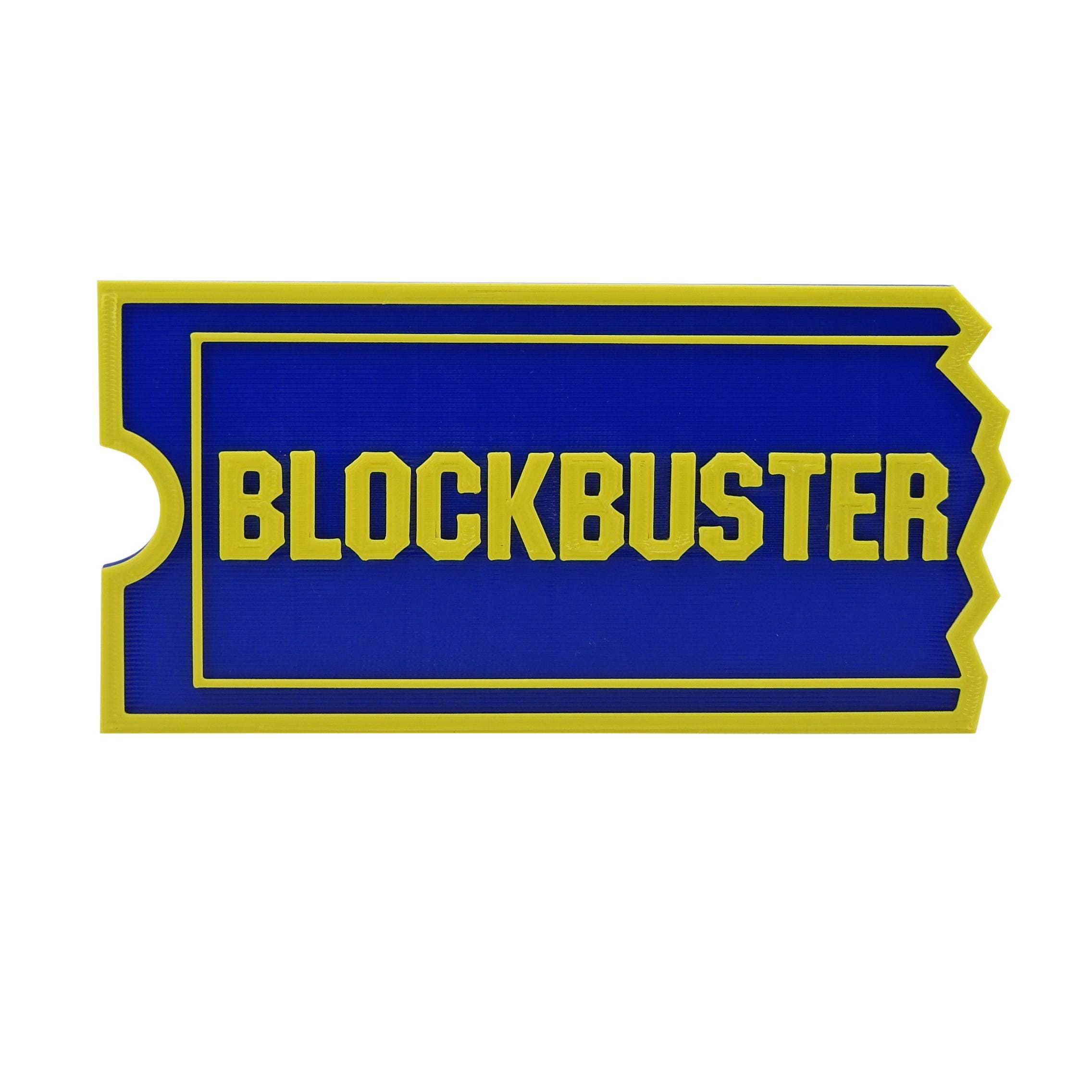Blockbuster Retro Shelf Art Movie Bookcase Display for Film Collection ...