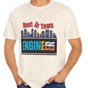 Best in Town ingenieur T-shirt, ingenieur T-shirt, engineering cadeau, ingenieur kleding, ingenieur jargon shirt, afstudeercadeau, beroep T-shirt