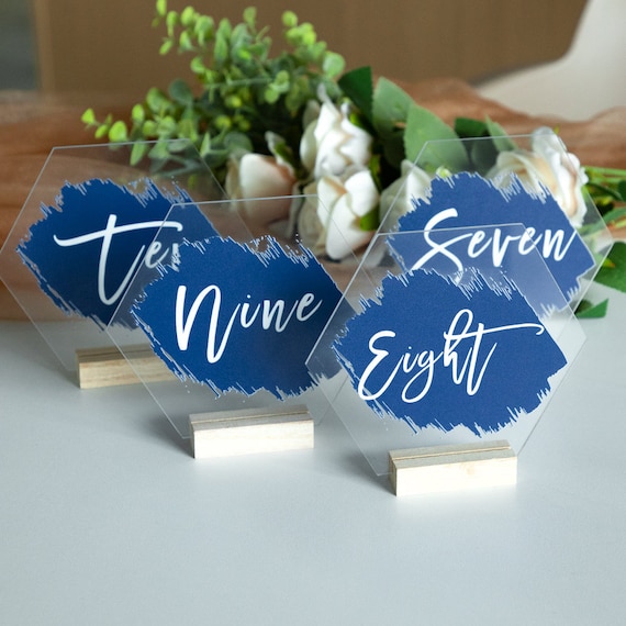 Custom Wedding Table Numberspersonalized Table Etsy