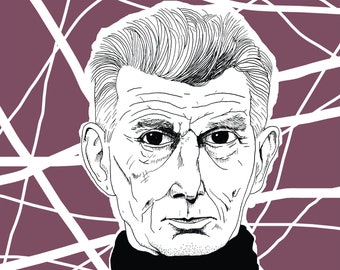 Samuel Beckett print - 8x10