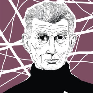 Impression de Samuel Beckett - 8 x 10
