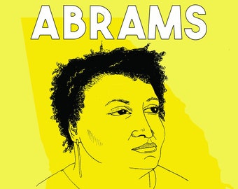 Stacey Abrams print - 5x7"