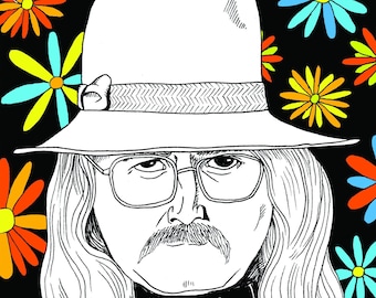 Richard Brautigan print - 5x7