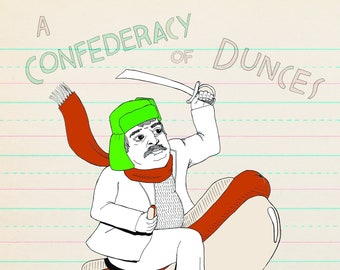 Confederacy of Dunces illustration - 8x10 print