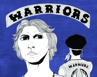 Warriors print 8x10"