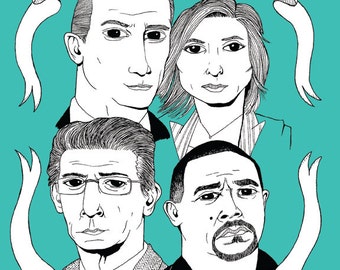 Law & Order SVU Druck 20x25cm