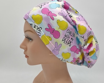 Chillin With Peeps Scrub Hat : Multiple Styles