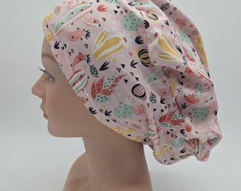 Pink Cactus Scrub Hat: Southwest Castuc
