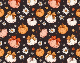 Coquette Colorful Pumpkin Scrub Hat