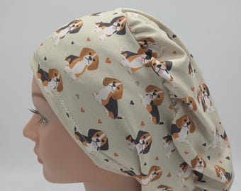 Happy Beagles Scrub Hat