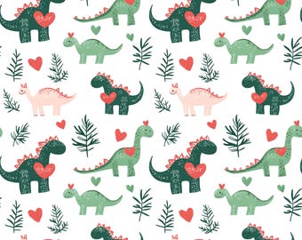 Valentine Dino Christmas Scrub Hat: Several Styles in Buttery Soft Stretchy Fabric