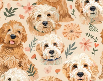 Doodle Scrub Hat: Puppy Paws and Dog Love in Various Styles