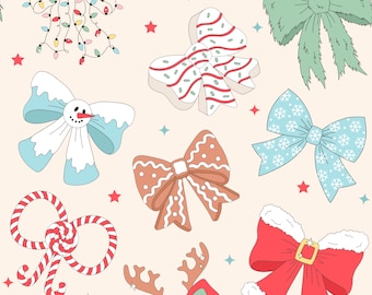 Winter Bows Scrub Hat: Several Styles in Buttery Soft Stretchy Fabric