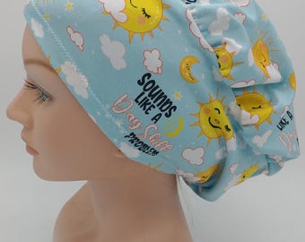 Dayshift Euro Scrub Hat - Nightshift Stretchy Soft Nurse Hat