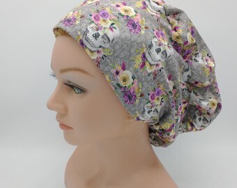 Scrub Hat - Nurse Hat - Surgeon Cap -  Skulls