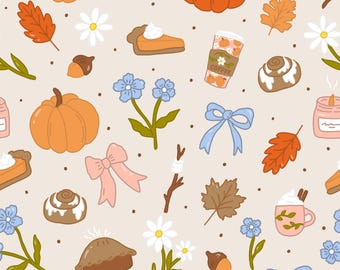 Coquette Pumpkin Fall Scrub Hat