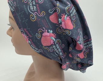 Blocked Cardio Scrub Hat in Multiple Styles, 'Blocked, You're All Blocked'