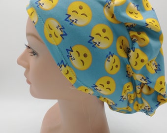 CRNA Euro Scrub Hat, Sleepy Ponytail Scrub Hat,  Adult Humor- Scrub Hat
