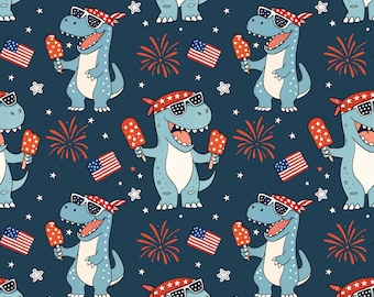 Scrub Hat - Nurse Hat - Dinosaurs - Dino- 4th of July - Red White blue