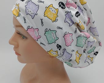 Rad Xray Tech Scrub Hat - Skull Cap - Nurse Hat - Skeleton