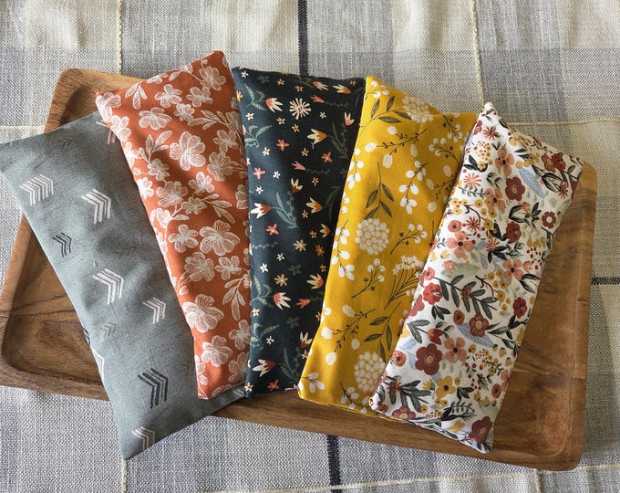 Featured listing image: Comfort Care Eye Pillow : Flax Seed Rice Combination Heat Cold Pack