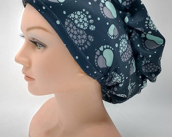 Teal Baby Feet Scrub Hat - Nurse Hat - Surgeon Cap -  Baby Feet - Maternity- Nurse- NICU