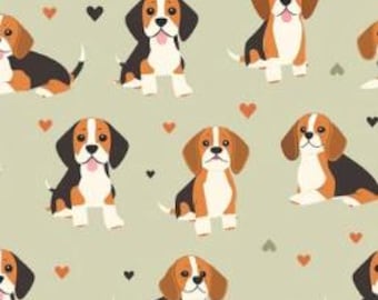Happy Beagles Scrub Hat