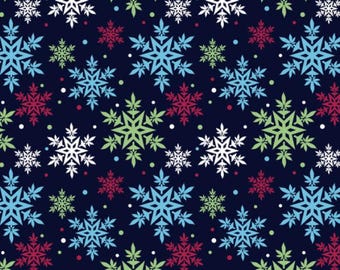 Blue Snowflake Tree Winter Wonderland Scrub Hat: Several Styles in Buttery Soft Stretchy Fabric