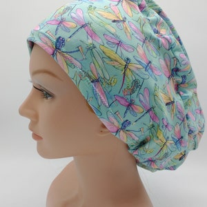 Scrub Hat - Nurse Hat - Dragonfly