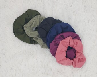 Scrunchie Hair Ties Spa Scrunchies, Hair Accessories in Multiple Colors Gift for Her Soft Soft Comfy Party Favor Bachelorette